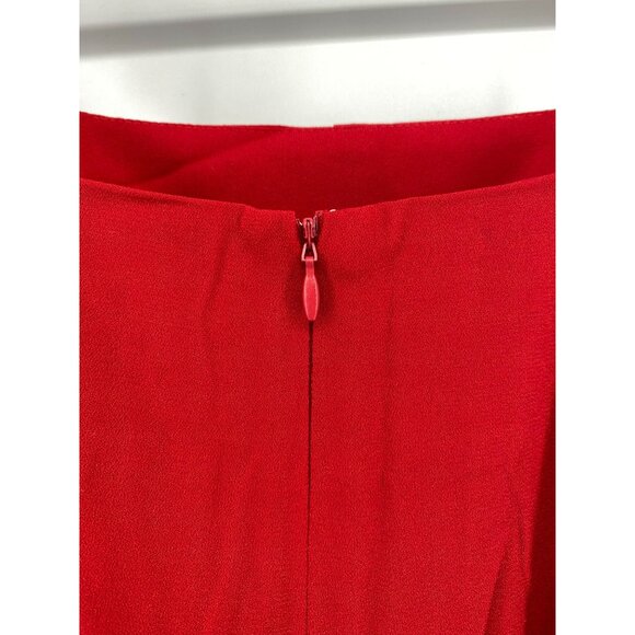 Grey Lab Red Spaghetti Strap Jumpsuit With Side Ties & Back Zipper Small New - Picture 4 of 6